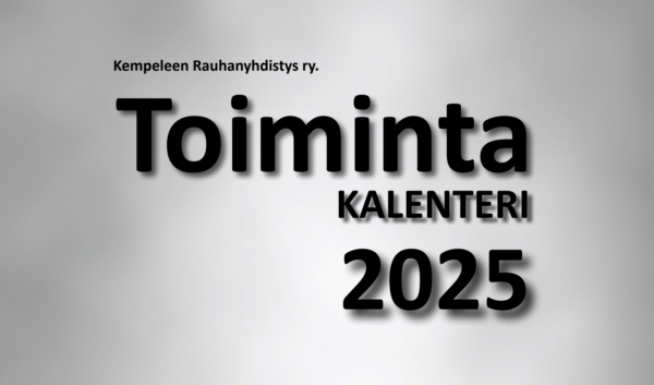 Toimintakalenteri 2025